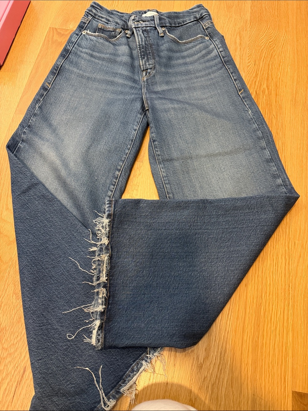 Good American palazzo cropped